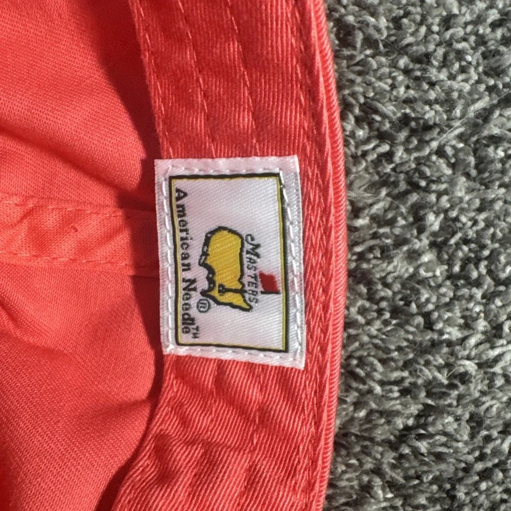 Masters Golf Cap Mens One Size Strap Back Embroidered Logo Augusta Golf Hat